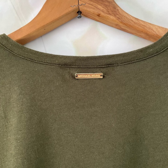 Micheal Kors Olive Green Shirt - Picture 4 of 5